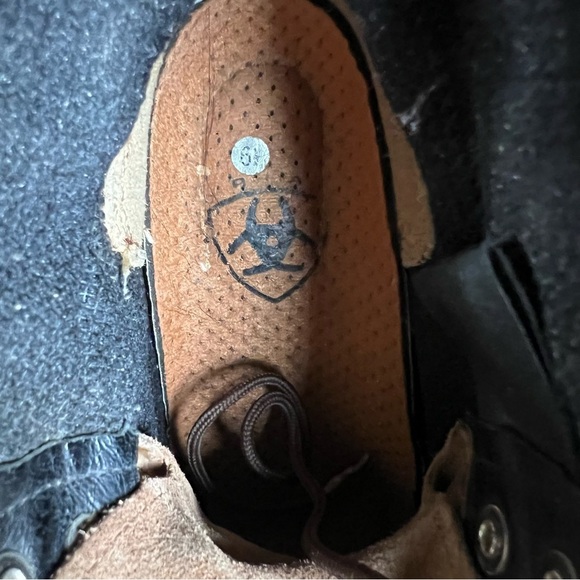 Ariat Heritage II Lacer Brown Leather Boots Kiltie Sz 6.5 Women Riding Booties - Picture 13 of 14